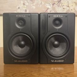 (PAIR!) M-Audio Studiophile BX5a Deluxe Studio Monitor Speakers (TESTED)