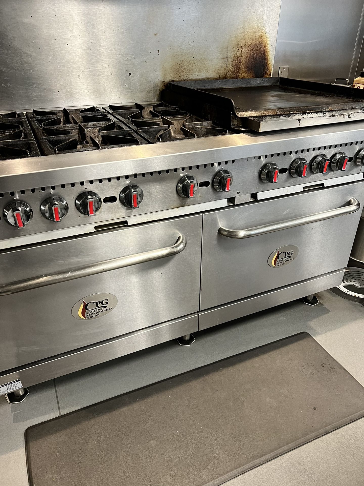 CPG Commercial Range Stovetop With Oven