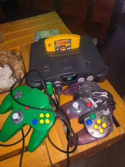 Nintendo 64 Console With Games