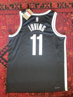 Brooklyn Nets AUTHENTIC KYRIE IRVING Jersey Size Large