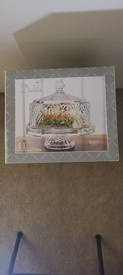 Dublin Crystal 4 in 1 Four In One Crystal Cake Dome
