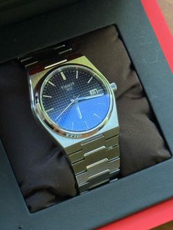 Tissot PRX Powermatic 80 Blue Dial 40mm Auto Date Steel Bracelet Box