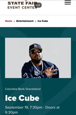2 ice cube tickets will not separate tickets in hand.