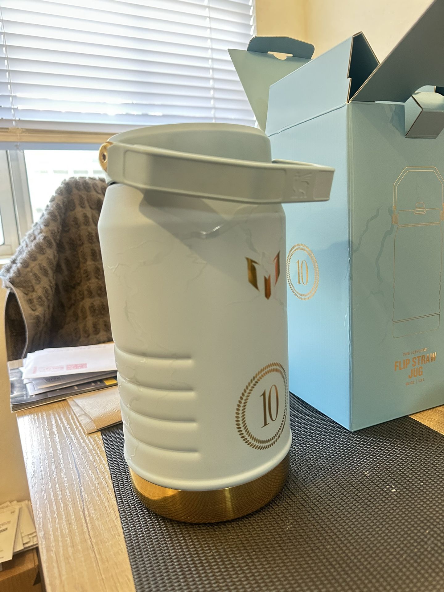 Stanley Messi iceflow flip straw | 64oz