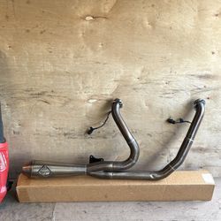 Harley SPC M8 Softail 2into1 Hi-Performance Exhaust Pipe parts SPConcepts Fxlrs Fxbb