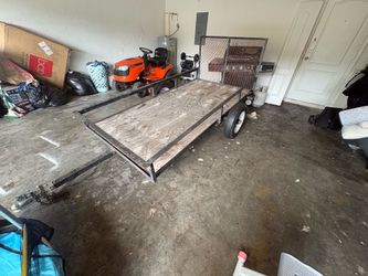 Used homemade 5 ft x 8 ft trailer