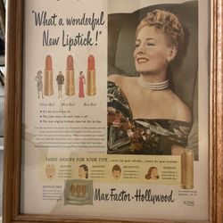 Vintage Max Factor Ads ($50 Each)