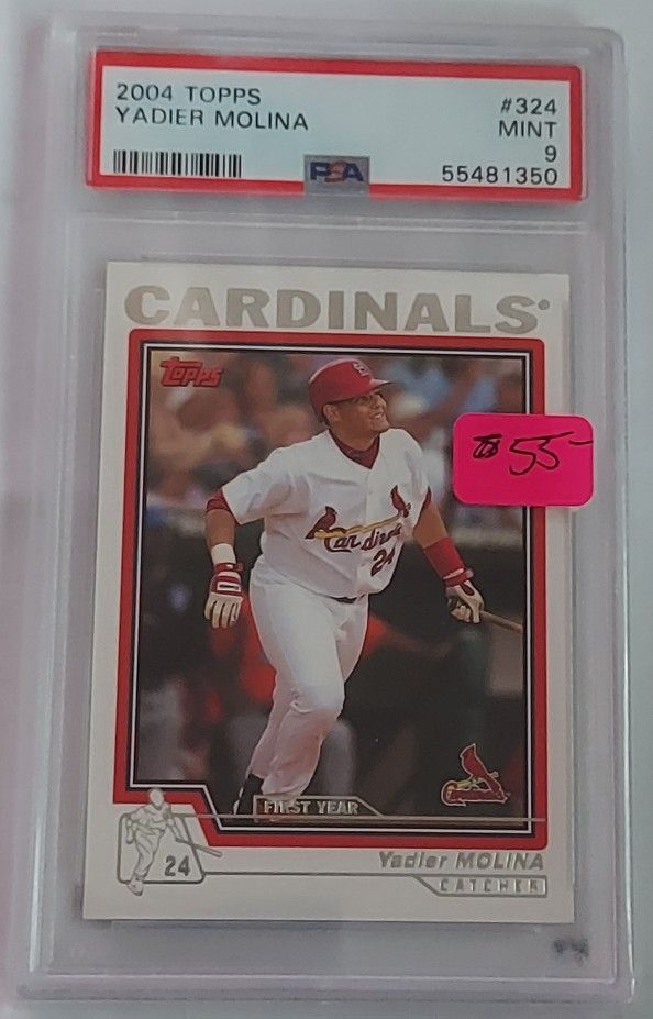 2004 TOPPS YADIER MOLINA RC PSA 9
