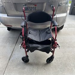Medline Combination Rollator And Transport Chair 