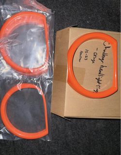 Challenger headlight rings orange