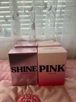 New in box Victoria’s Secret pink by pink and shine by pink perfumes 1.7 oz