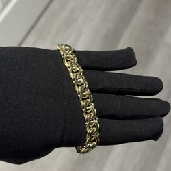 14K Gold filled chino link bracelet 