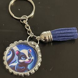 Skunk Keychain 