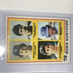 1978 Rookie Shortstops TOPPS  (RARE) MINT 