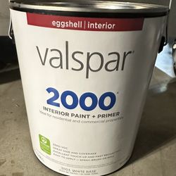 can of Valspar 2000 Interior Paint + Primer