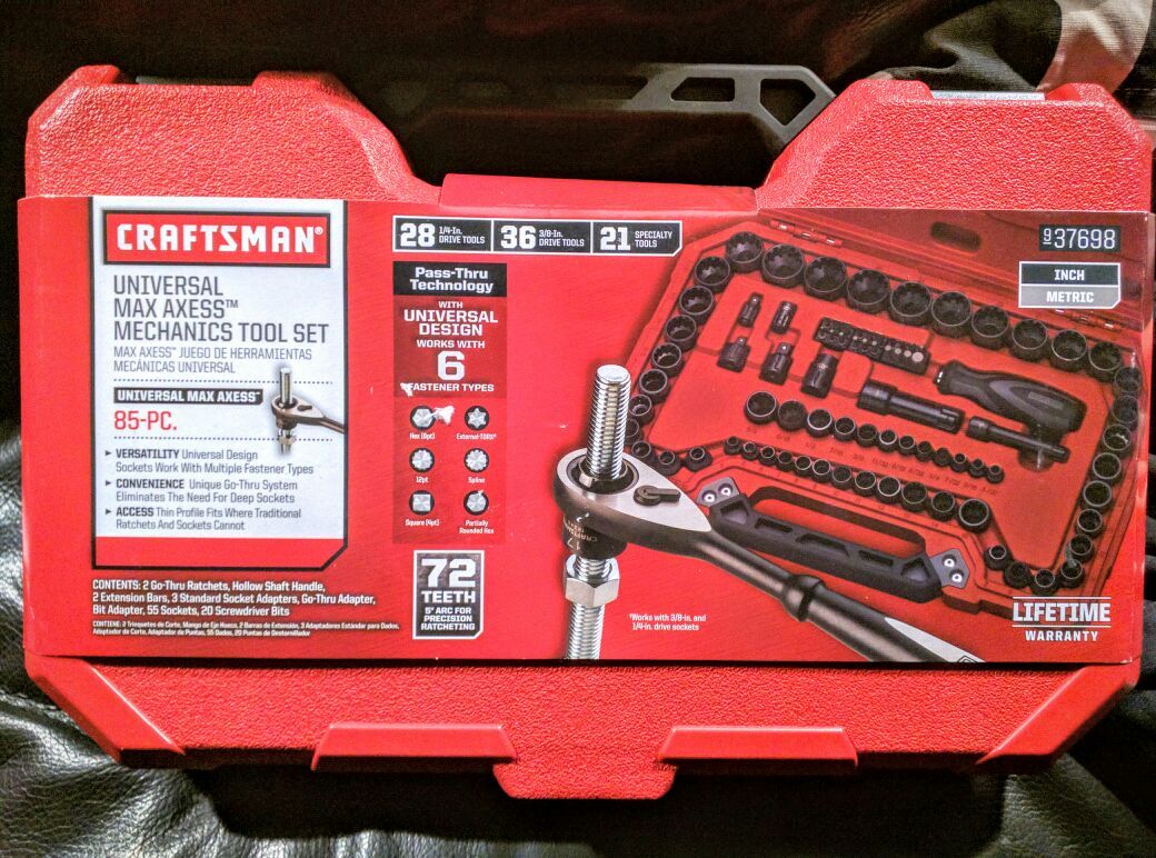 Craftsman 85 pc Universal Max Axess Tool Set