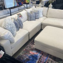 Down Feather Sectional! $1,999! With Ottoman! 🩶🚨💙 