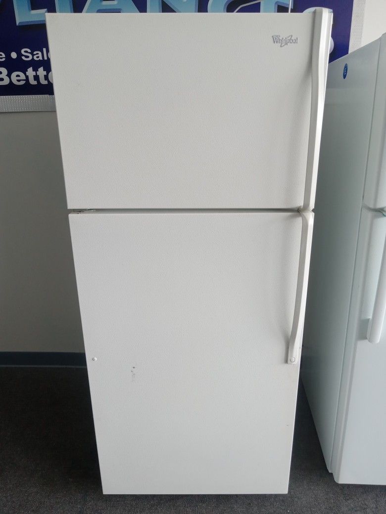 Whirlpool refrigerator with warranty