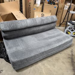 Gray Folding Sofa Bed