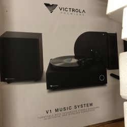 Victrola Premiere V1 Music System - New Open Box