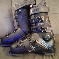 2023 Salomon S/PRO 100 GW Ski Boots Size 27/27.5 ALMOST NEW!