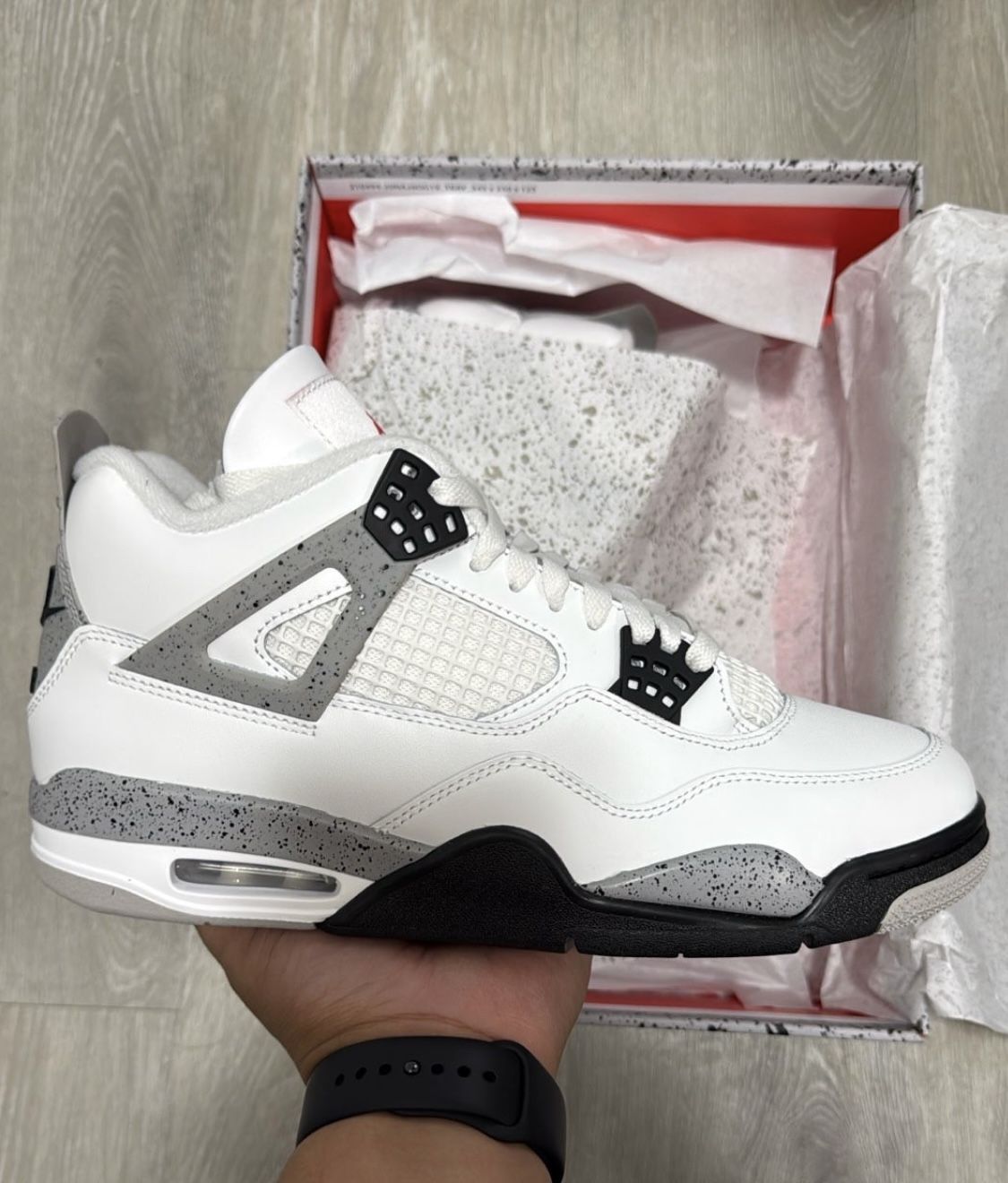 Jordan 4 White Cement