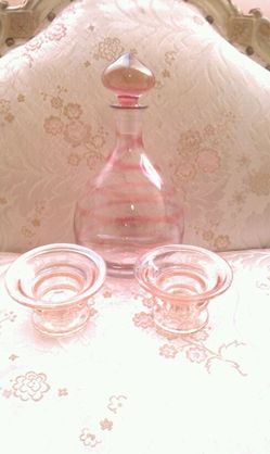 Decanter/candle holders