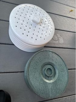 Tortilla warmer & vented ceramic container