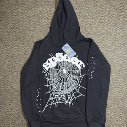 Black OG Sp5der Hoodie