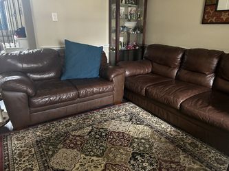Leather Couch -$220
