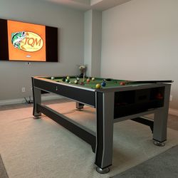 3-in-1 Game Table (Pool, Air Hockey, Ping Pong)