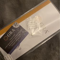 3 Carat VVS1 D Clarity Loose Cut Moissanite Stone With Certificates And It Tests Positive On A Diamond Tester