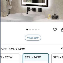 Brand New LED Mirror 24x32 