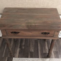 Real wood antique look desk