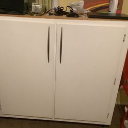 Storage Cabinet With Wheels 51’ Long X 49’ High (include The Wheels) X 19’ Wide 