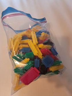 Bristle Blocks. preschool toys, medium size bag
