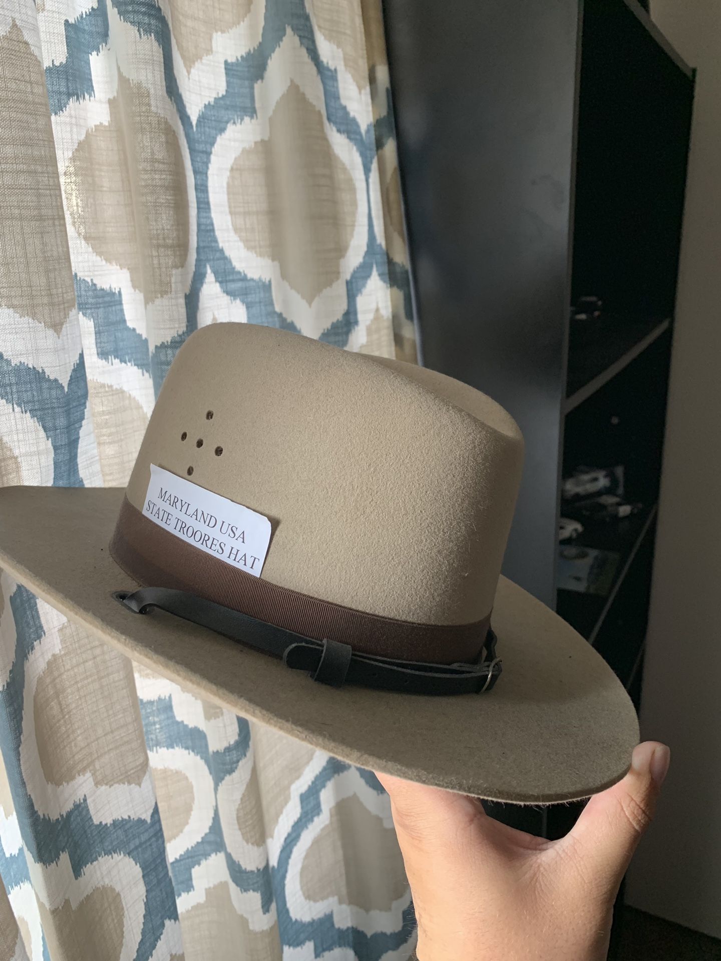 Maryland state trooper police campaign hat