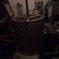 Chandelier And 2 Accent Hanging Lights 