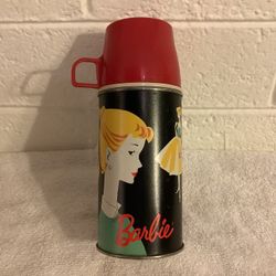 Barbie & Midge Metal Thermos For Dome Box from 1965’