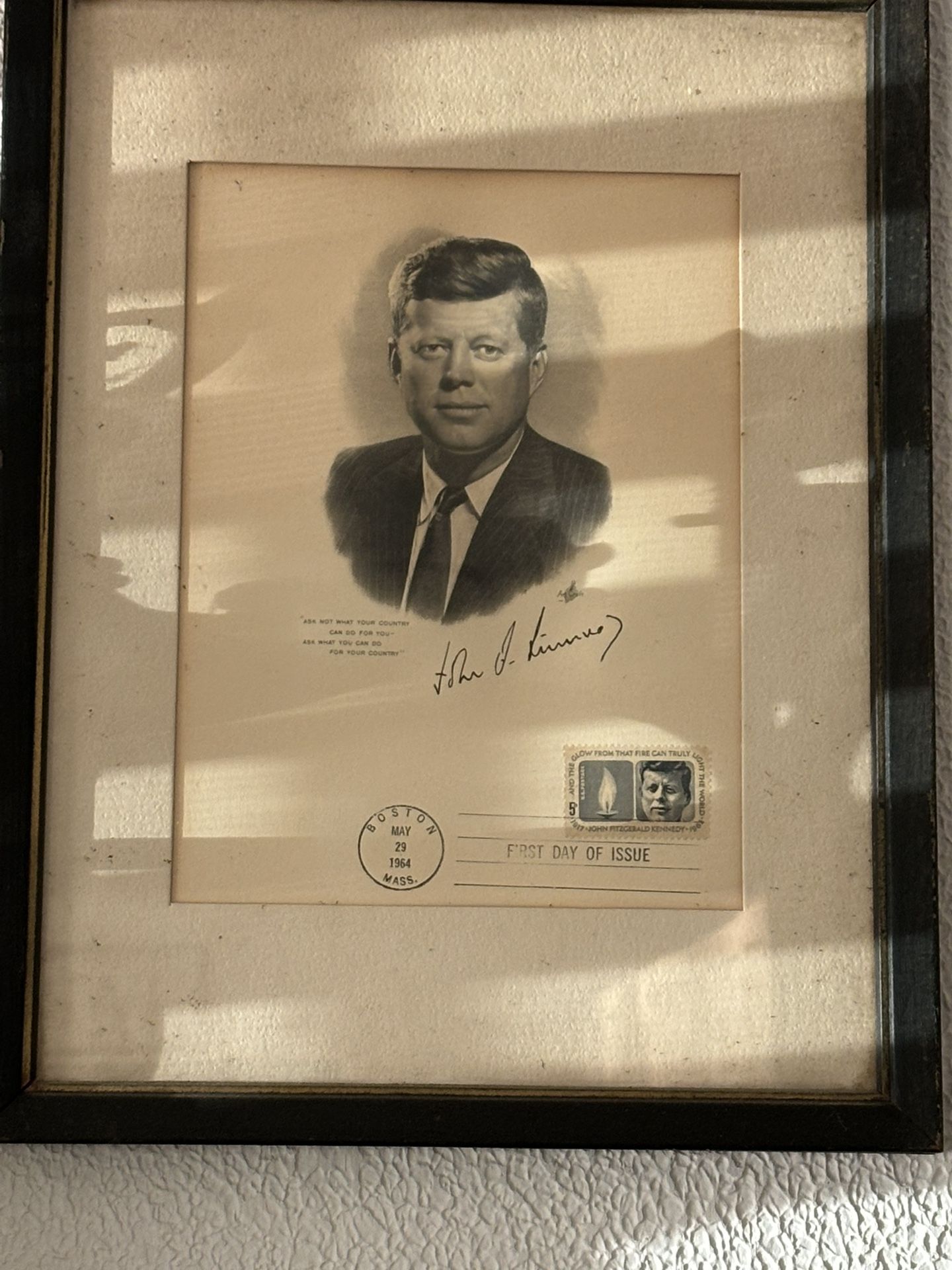 Kennedy First Stamp