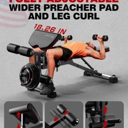 HARISON Weight Bench - Adjusta.ble Workout Bench Press for Home Gym
