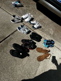 Jordan’s Uggs vans and work shoes