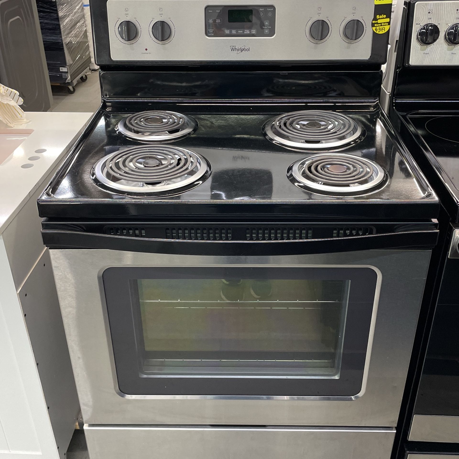Electric Stove 4 Coils In Stainless Steel