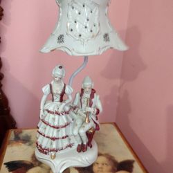 Porcelain Figural Lamp