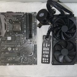 Asus Maximus Ix hero 16gb ram 512gb ssd and cool master aio