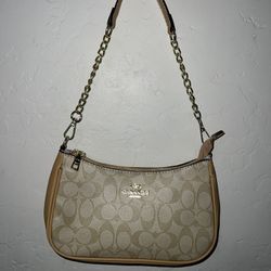 Tan Coach Purse