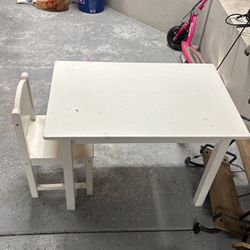 IKEA Kids Table And One Chair 