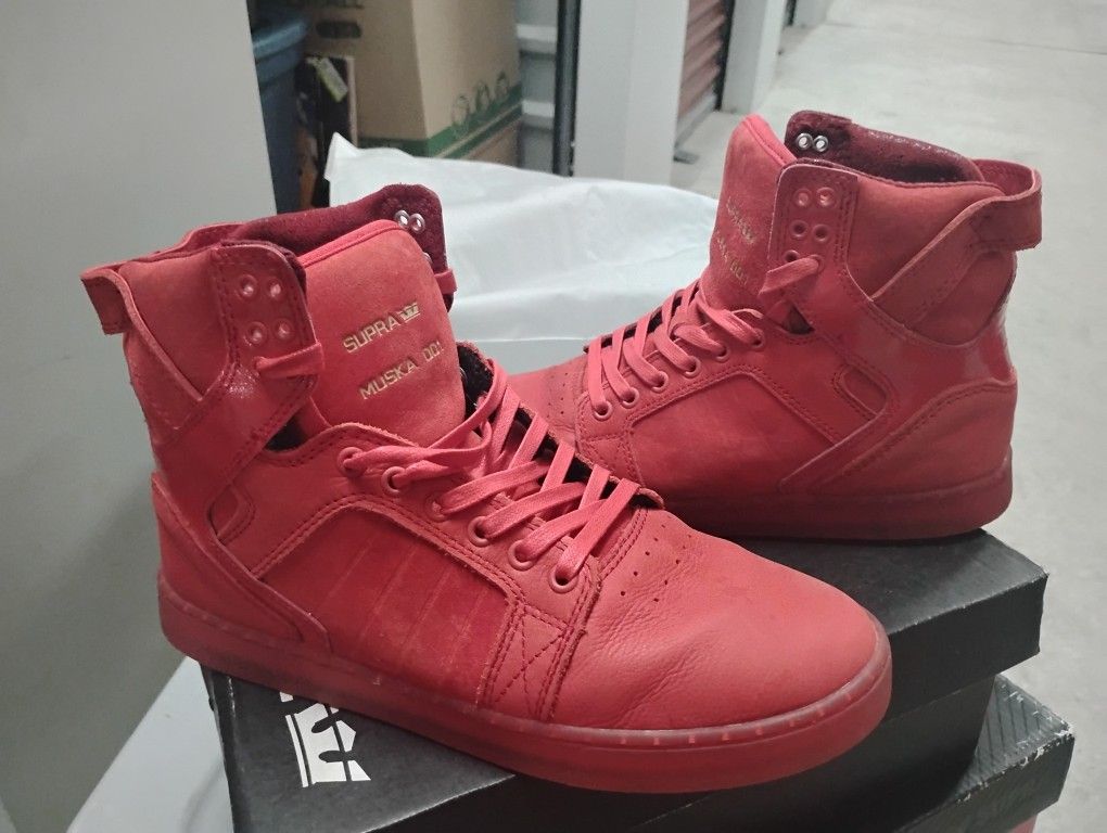 Supra Footwear Red Supra Skytop Lx Supra Skytop Lx Red Shop
