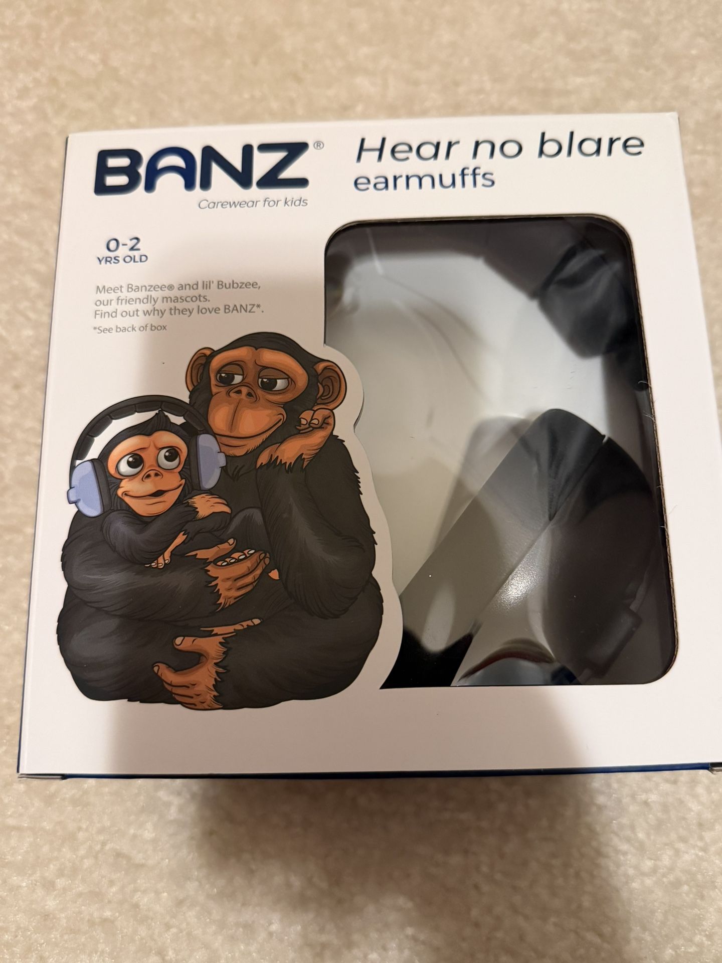 Banz Baby Headphones, Baby Earmuffs - New!