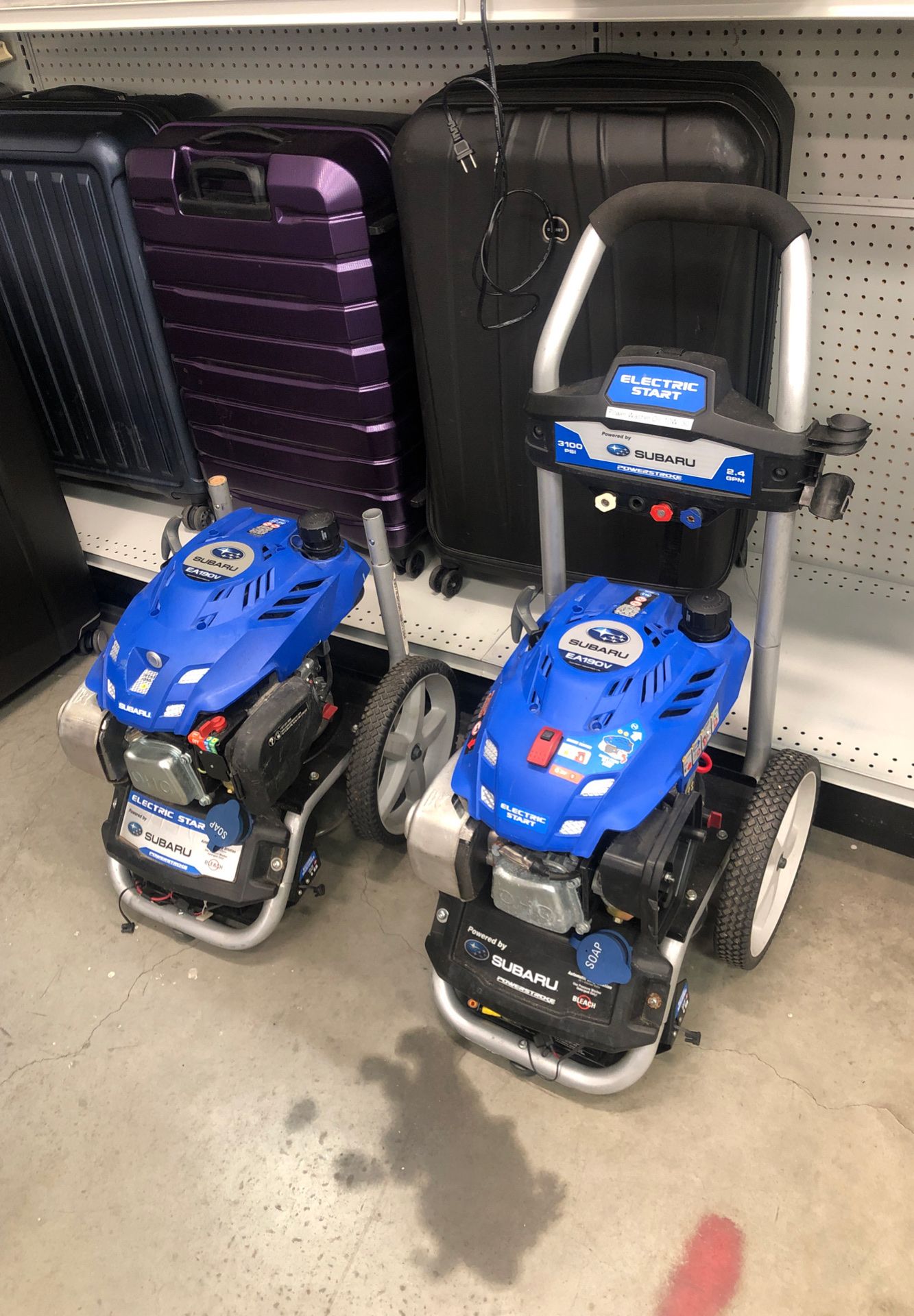 Subaru electric start pressure washers 🧊💦